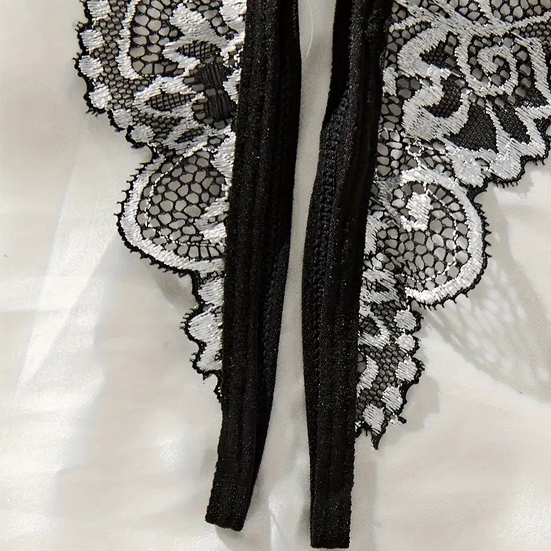 Black Hot Crotchless Sexy Wome - Sheer Bra Lace ulasan dan harga